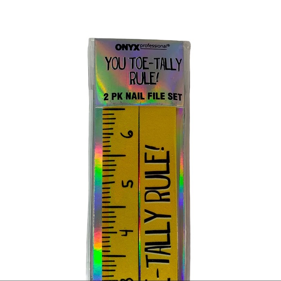 ONXY "You Toe-Tally Rule!" nail file set (2 pack) - Picture 2 of 3